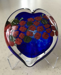 Art glass heart