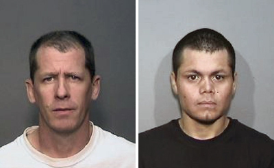 Stephen Dean Gordon, 45 (left) and Franc Cano, 27